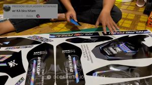 Stiker WR 155 Motif OFFROAD WR D-C8-286