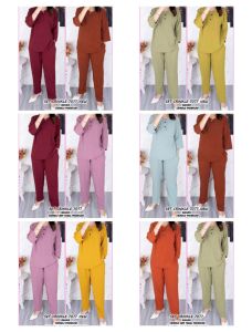 TERBARU set crinkle BRT//one set crinkle panjang 7077