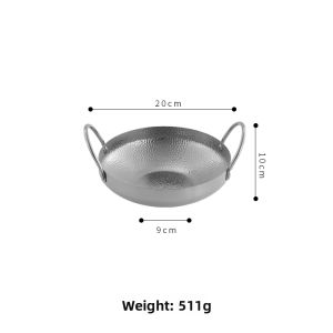 CHUANGGUANJIA | Thickened Stainless Steel Versatile Commercial Pot Gold Flat Bottom