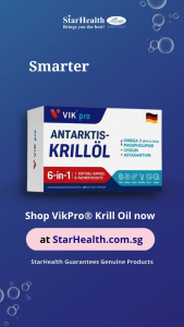VikPRO Antarctic Krill Oil Softgel from Germany 60 softgels