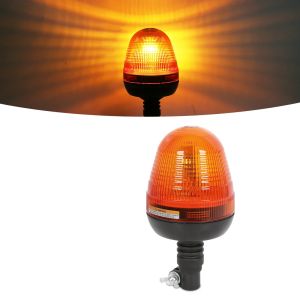 For Truck Agriculture Halogen Strobe Light Beacon Lamp Flashing Warning Vehicle Emergency Security Alarm 12V Yellow Waterproof