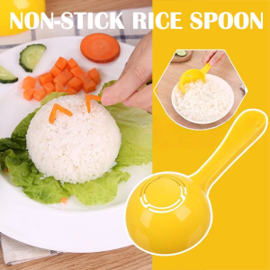Rice Scoop Mold Non-stick DIY Sushi Mold Rice Ball Spoon Premium Half Round Rice Cooker Kitchen Accessories
