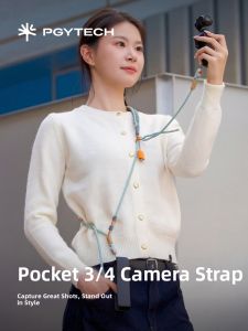 PGYTECH | Handmade Woven Camera Strap for DJI Pocket4/3/4P  Shadow Stone Luna  Osmo Pocket