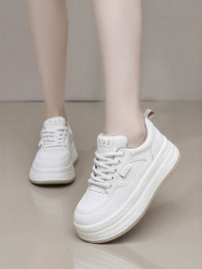 Josiny | Winter New Plush Platform White Shoes