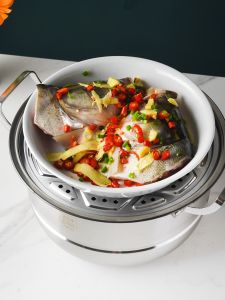 Rongyu Multi-Purpose High-Temperature Reinforced Ceramic Stainless Steel round Steamer Rice Cooker Fish Steamer Plate