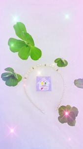 Băng đô nữ cute phụ kiện nữ Hàn Quốc bờm tóc cho bé gái cài tóc ngọc trai rất dễ thương - thương hiệu Vợ Chồng Tôi