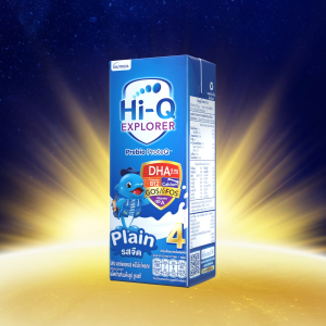 [ยกลัง x 4 ลัง] นมยูเอชที นมไฮคิวสูตร4 เอกซ์พลอเรอร์ พรีไบโอโพรเทก รสจืด 180มล x 144 นม UHT HiQ Explorer PrebioProteq UHT - Lazada