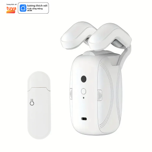 Robot Rèm Thông Minh Wi-Fi 1/2 Chiếc Có Điều Khiển Bằng Giọng Nói Đường Ray Rèm Kiểu La Mã Điều Khiển Từ Xa Qua Ứng Dụng Tương Thích Với Alexa & Google Home Màu Trắng