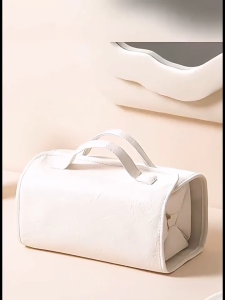4 in 1 Detachable Travel Toiletry Bag Portable Large Capacity Folding Cosmetic Bag PU leather Storage Bag