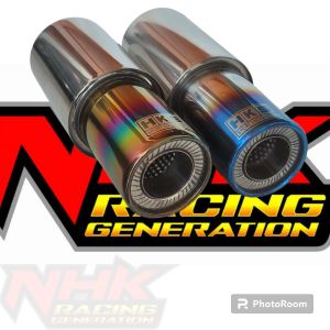 Knalpot mobil racing hks suara ngebas bulat bas adem semua mobil Jaz Bri Avanza Xenia Agya Ayla DLL