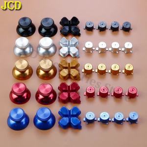 JCD Metal Buttons Thumb Sticks Cover Replacement Joystick Cap D-pad Direction Keys ABXY Button For PS5 Controller