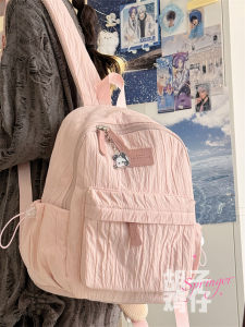 Cute Young Adult Student Small Schoolbag Minimalist Easiest for Match Pure Color Mini Backpack Lightweight Class Travel Mini Backpack