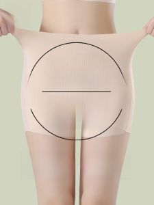 miiow | Ice Silk Safety Pants Womens Underwear Three-In-One Seamless Base Layer Pants Prevent Exposure Summer Cheongsam Essential