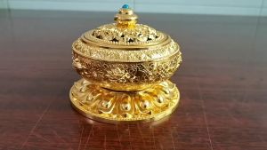 LƯ XÔNG ĐỐT TRẦM BÁT BẢO CÁT TƯỜNG - 8 BIỂU TƯỢNG CÁT TƯỜNG TÂY TẠNG
