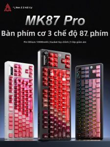 AJAZZ | Bàn Phím Cơ Không Dây Bluetooth Ba Chế Độ Chơi Game và Văn Phòng 8K
