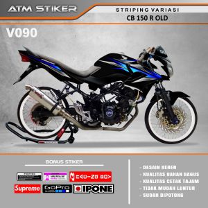 Stiker Striping variasi cb 150 r lama 2012-2014