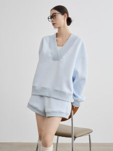 Casual Loose Sporty Hoodie Suit Womens Long Sleeve