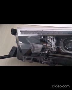 J111S02 TOYOTA HILUX REVO LOW SPEC H4 HEAD LAMP CHANGE TO HIGH SPEC LED PROJECTOR HEAD LAMP LAMPU BESAR LAMPU DEPAN