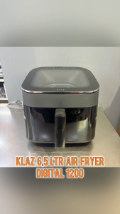 Klaz 6.5 ltr Air Fryer Digital 1200 watt - Hitam Alat Masak Goreng Pembuat Makanan Penggoreng Tanpa Minyak Elektronik Dapur