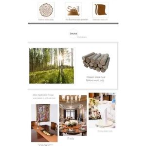 20pcs/Pac 33*33cm Printed Napkins High-end Blue Floral Model Square Mouth Cloth Paper Party Restaurant Disposable Placemats