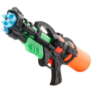 Pistol air karakter pistol air menembakkan mainan tabung semprotan air anak-anak