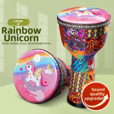 Children Portable Preschool African Drum 10 inch