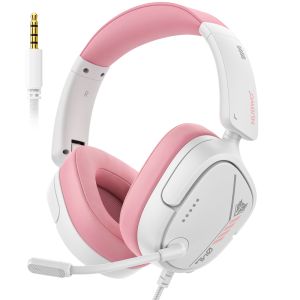 Nubwo | NUBWO HG04L Gaming Headset 250g Lightweight Clear Unidirectional Mic 3.5mm Jack for PS5/PS4 Xbox Series X|S/Xbox One Switch