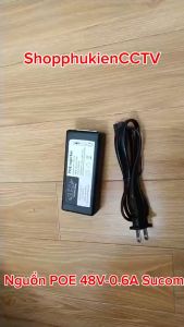 [Chính hãng] [Ảnh thật] Nguồn POE 48V - 0.6A Sucom Hàng Xịn Tốc Độ Đường Truyền 100Mbs
