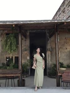 Elegant Slimming Fitted French Dress