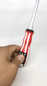 Obeng USA Bolak Balik Plus Minus +/- Multifungsi BB Panjang Pendek / Obeng 2Way Gagang Karet