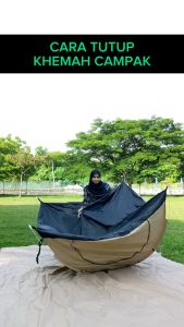 UtanKing™ Outdoor Camping Tent Pop Up Tent Hiking Shelter UV Foldable 1 or 2 Door Sleeping Tents Khemah Askar Campak