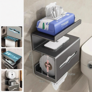 youqin | Wall-mounted Toilet Paper Holder Drill-free