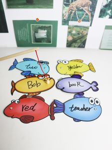 Interactive Magnetic Fishing Game Educational Toy for Children Writing Erasable Alphabet Recognition Cards Language Learning