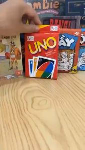 Boardgame Bộ Bài Uno 108 Lá Cơ Bản Chất Giấy Dày Đồ Chơi Trẻ Em Trò Chơi Nhóm Bạn Xả Stress Giải Trí