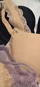 Áo lót dày vừa dây vai phối ren Bon Bon - BV35177