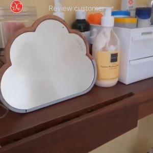 Meja Dinding Ambalan Double Laci & Rak Laci Tempel Minimalis dari Kayu 60x20cm