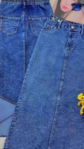 THEANA ROK JEANS BELAH ZENDA // HEIGHWEIST SKIRT JEANS