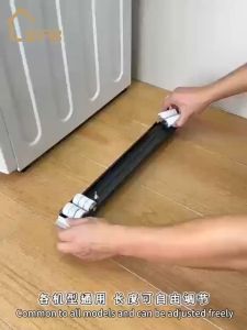 kaki mesin basuh B.G.B Washing Machine Stand Base Movable Washing Machine stand Adjustable Heavy Duty Fridge Stand Base with roller 冰箱洗衣机底座支架