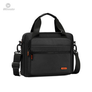 Wiresto Mens Shoulder Bag Business Laptop Bag Fashion Waterproof Messenger Bag Portable Travel Bag Large Capacity Handbag Cross Body Bag Lightweight Casual Bag Leisure Sport Street Bag