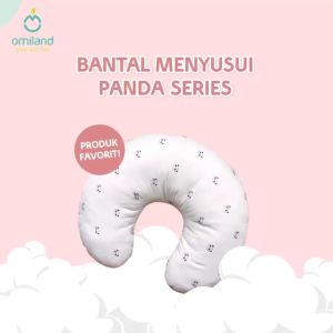 Omiland Nursing Pillow Bansui Bantal Menyusui + Bantal Lengan Series PANDA SLOTH RAINBOW ALPACA Series