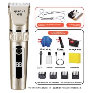 MONLEYTA | German Precision Electric Hair Clippers Mens Self-Help Haircut Machine Barber Shop Quality Home Trimming Tool Kit