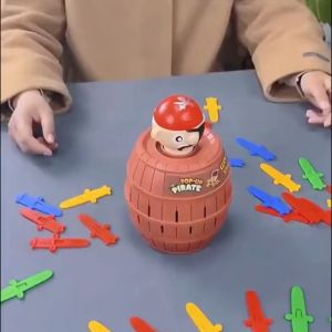 Đồ chơi đâm hải tặc kiếm hàng loại 1 - Funny game đồ chơi hải tặc Barrel Pirate