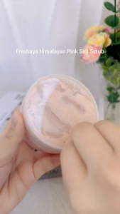 Himalayan Pink Salt Body Scrub Shower and Exfoliation in One Freshly Himalayan Pink Salt Body Scrub Whitening Firming Instant Smoothing Soothing and Moisturizing Relaxing