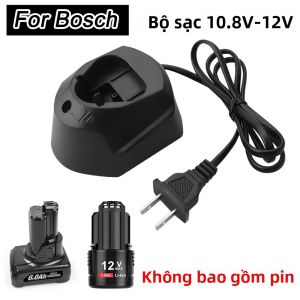 Bộ Sạc Pin Li-ion GAL1110CV Tương Thích Với Các Mẫu Bosch 10.8V 12V BAT411 BAT412 GSR10.8 GSA10.8V GWI10.8V TSR1080 - Phụ Kiện Dụng Cụ Điện