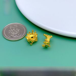 สร้อยคอ สร้อยข้อมือ ลูกปัด DIY ชุบทอง ทองคำโบราณ ลูกปัดแยก แหวนมงกุฎไฟ แหวน Zirconia ลูกปัดแยก