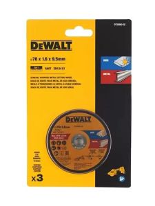 DeWalt | DEWALT DT20592-QZ 76mm Steel Saw Blades 3-pack Diamond Tile Cutting Blade for DCS438 Power Tool Accessories