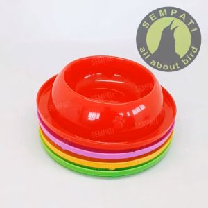 SEMPATI Mangkok Pakan Kucing Mangkuk Plastik Tempat Wadah Pakan Minum Burung Anjing Hamster Landak Mini Anti Semut Serangga TMKCG