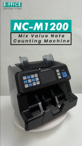 Effice Depot - NC-M1200 Mix Value Bank Note Counting Machine with SDC & MDC Counting Mode