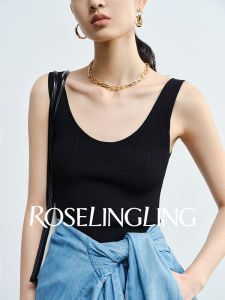 Versatile Base Layer Tank Top U-Neck Square Neck Slimming Short Sleeve Womens Vest All Seasons Must-Have Repeat Purchase