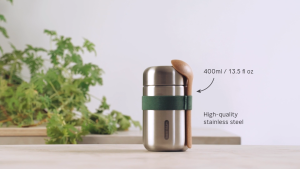 Black+Blum Food Container Flask with Spoon (400ml)